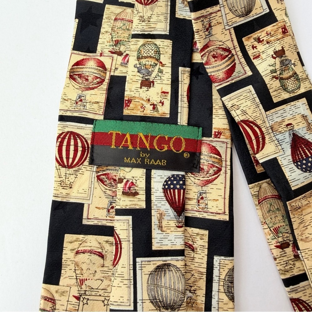 Men’s Tango By Max Raab Silk Necktie 
Aerostatic Ballon Design​​ - Picture 4 of 6